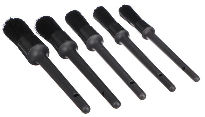 Sada tvrdých precizních štětců pro čištění auta CAR DETAILING BRUSH 5 HARD, 5ks