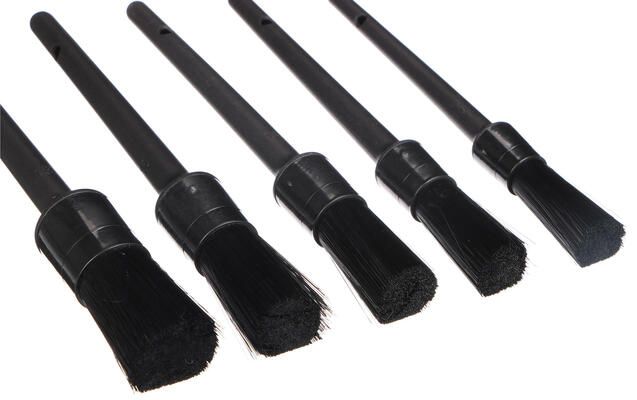 Sada tvrdých precizních štětců pro čištění auta CAR DETAILING BRUSH 5 HARD, 5ks