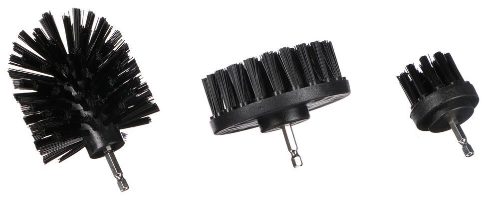 Sada kartáčů na vrtačku pro čištění auta CAR DETAILING DRILL BRUSH 3 HARD, 3ks