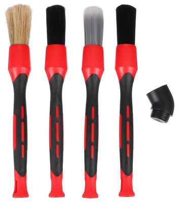 Sada precizních štětců s vyměnitelnými nástavci pro čištění auta CAR DETAILING BRUSH 4