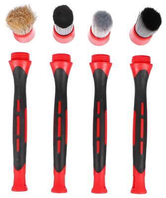Sada precizních štětců s vyměnitelnými nástavci pro čištění auta CAR DETAILING BRUSH 4