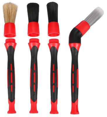 Sada precizních štětců s vyměnitelnými nástavci pro čištění auta CAR DETAILING BRUSH 4