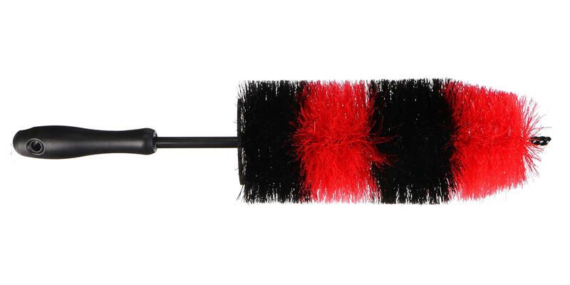Kartáč na čištění ráfků kol auta CAR DETAILING TIRE BRUSH L, průměr 10 cm