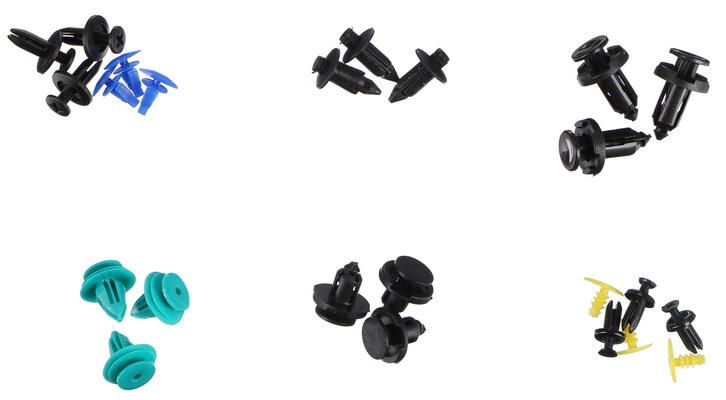 Sada spon, příchytek a kolíků pro čalounění vozidel MECHNIC TRIM CLIP SET 700