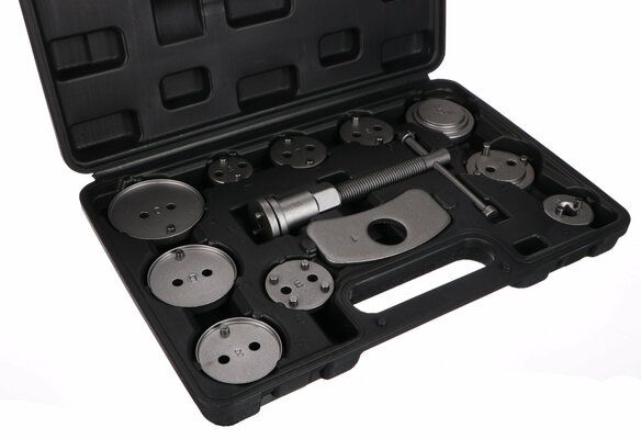 Stlačovák brzdových pístů MECHANIC BRAKE SET BLACK 12, sada 12ks