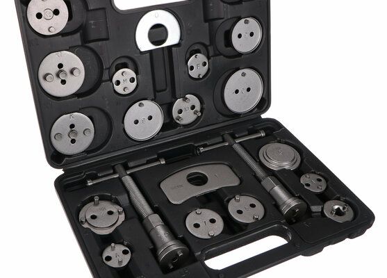 Stlačovák brzdových pístů MECHANIC BRAKE SET BLACK 22, sada 22ks