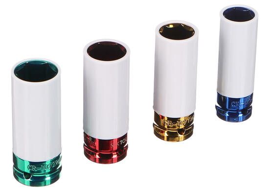 Rázové hlavice MECHANIC IMPACT 2, 1/2", 4ks