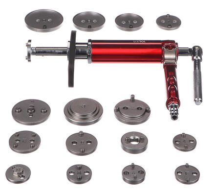 Pneumatický stlačovák brzdových pístů MECHANIC BRAKE SET PNEU 16, sada 16ks