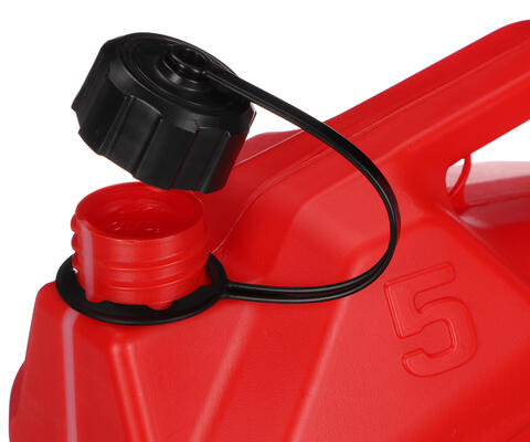 Kanystr plastový MECHANIC FUEL CANISTER RED 5L, červený
