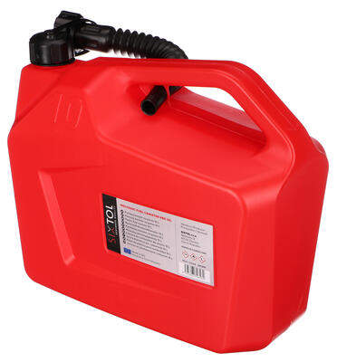 Kanystr plastový MECHANIC FUEL CANISTER RED 10L, červený