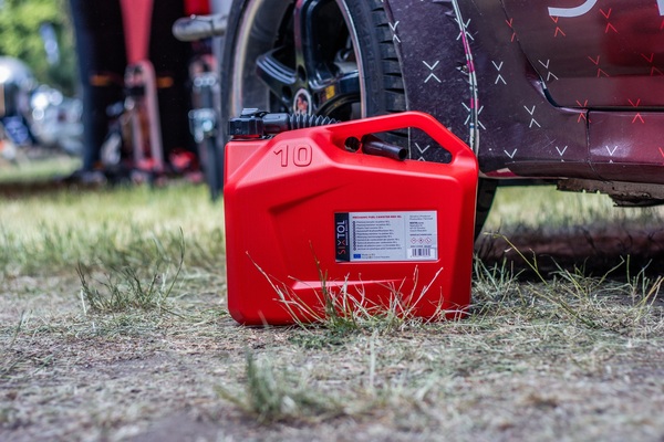 Kanystr plastový MECHANIC FUEL CANISTER RED 10L, červený