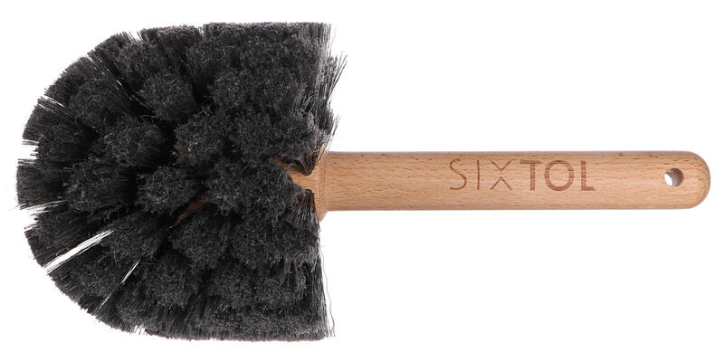 Kulatý kartáč pro čištění těla jízdního kola nebo motorky CAR DETAILING WOOD BRUSH 1