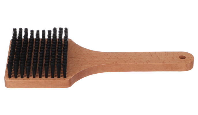 Plochý kartáč pro čištění pláště pneu jízdního kola CAR DETAILING WOOD BRUSH 4