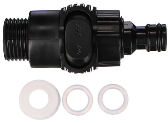 Průtokový kartáč na mytí auta se dvěma nástavci CAR DETAILING WASH BRUSH SET 1, 160cm