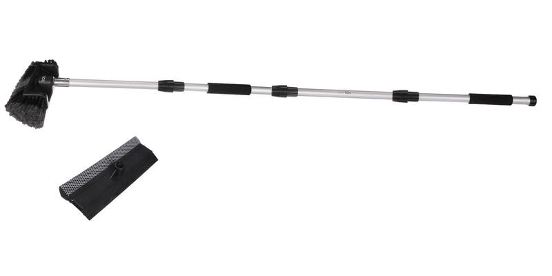 Průtokový kartáč na mytí auta se dvěma nástavci CAR DETAILING WASH BRUSH SET 2, 240cm