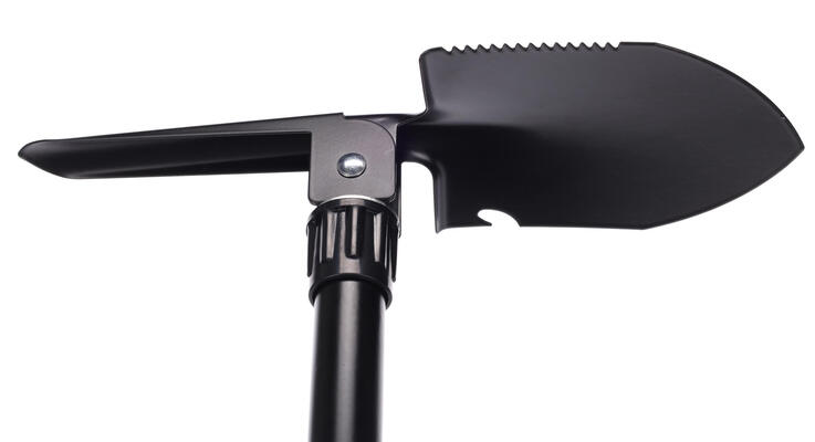 Skládací lopatka s krumpáčem CAR SHOVEL 1, v pouzdru
