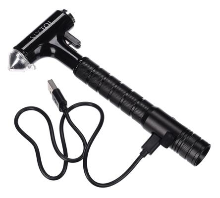 Víceúčelové bezpečnostní kladivo 3 v 1 CAR SAFETY HAMMER 1, 310 g