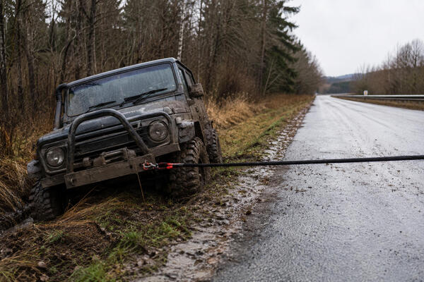 Vyprošťovací lano CAR RECOVERY 2, délka 9 m, nosnost 11 t
