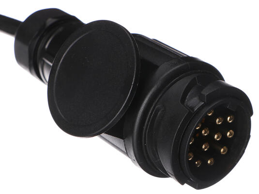 Propojovací spirálový kabel zástrčky tažného zařízení TRAILER CABLE 4, 13-13pin, 3m