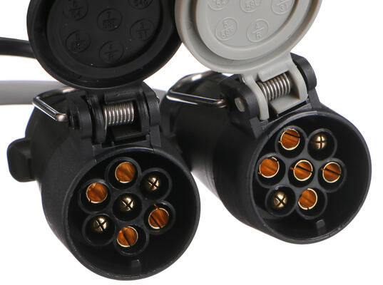 Kabelová redukce zástrčky tažného zařízení TRAILER CABLE 6, ze 13pin na 7pin N+S, 35cm