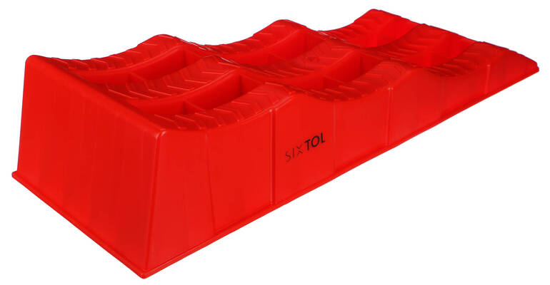 Nájezdové rampy pro auto MECHANIC CAR RAMP 5T, 2ks, červená