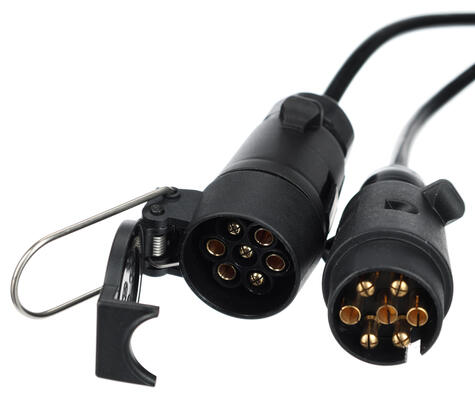 Prodlužovací 7pin kabel - závěsná zásuvka+zástrčka TRAILER CABLE 7, 12V, 5m