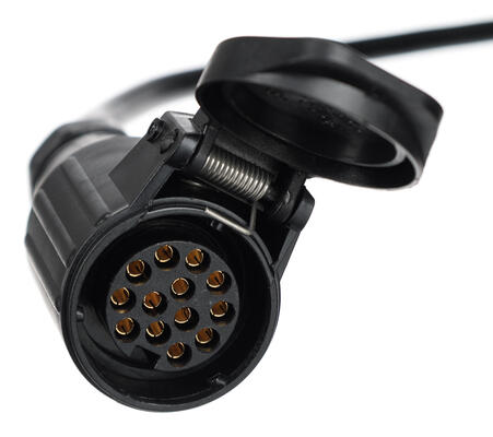 Prodlužovací 13pin kabel - závěsná zásuvka+zástrčka TRAILER CABLE 8, 12V, 5m