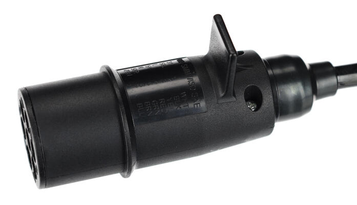 Propojovací spirálový kabel 7pin typ N TRAILER CABLE 11, plastová zástrčka, 24V, 3,5m
