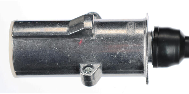 Propojovací spirálový kabel 7pin typ S TRAILER CABLE 12, kovová zástrčka, 24V, 3,5m