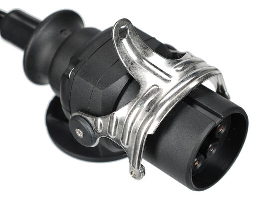 Propojovací spirálový EBS kabel 7pin TRAILER CABLE 14, 24V, 3,5m
