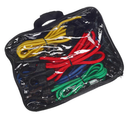 Sada gumových upínacích popruhů/gumicuků CARGO CORD SET 26, 26ks