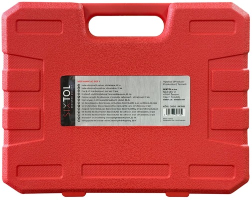 Sada odpojovačů paliva a klimatizace MECHANIC AC SET 1, 22 ks