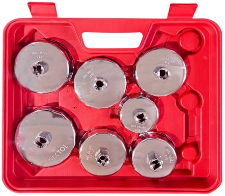 Sada kalíškových klíčů na olejové filtry MECHANIC OIL WRENCH 16, 16 ks