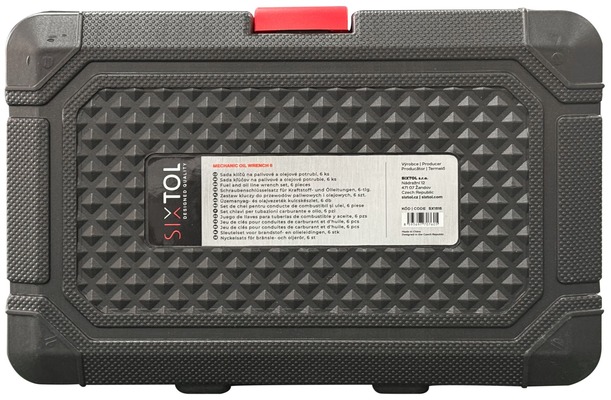 Sada klíčů na palivové a olejové potrubí MECHANIC OIL WRENCH 6, 6 ks