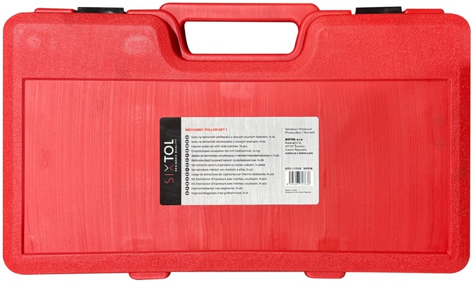 Sada na demontáž vstřikovačů s rázovým kluzným kladivem MECHANIC PULLER SET 1, 14 ks