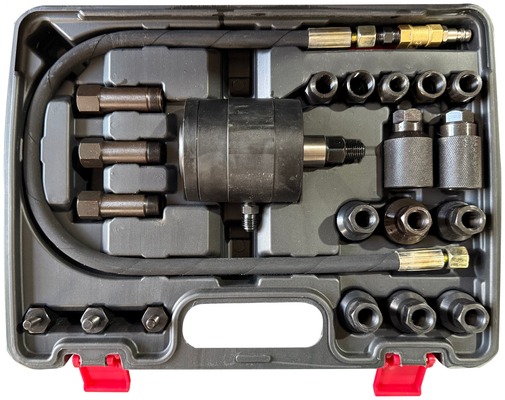 Pneumatický stahovák dieselových vstřikovačů MECHANIC PULLER SET 7, 22 ks