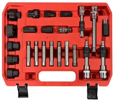 Sada na montáž a demontáž řemenic alternátoru MECHANIC PULLEY SET 3, 24 ks