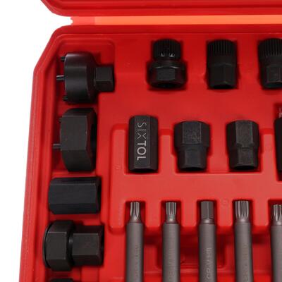 Sada na montáž a demontáž řemenic alternátoru MECHANIC PULLEY SET 4, 30 ks