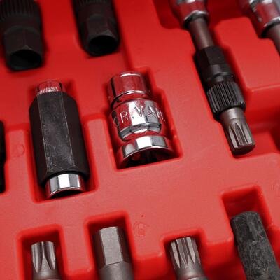 Sada na montáž a demontáž řemenic alternátoru MECHANIC PULLEY SET 4, 30 ks