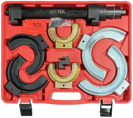 Sada stahováku pružin tlumičů s vyměnitelnými vidlicemi MECHANIC SPRING SET 5