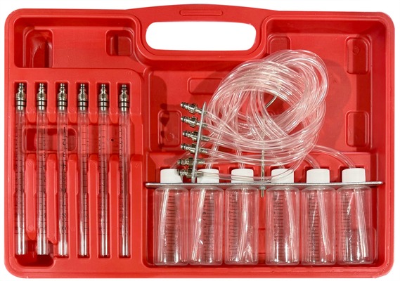 Testovací sada pro měření průtoku vstřikovačů Common Rail MECHANIC FLOW METER 1