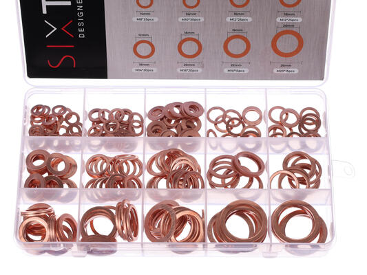 Sada měděných těsnících kroužků MECHANIC RING SET 2, M5–M20, 300 ks