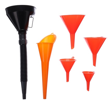 Sada trychtýřů na dolévání kapalin MECHANIC FUNNEL SET 2, 6 ks
