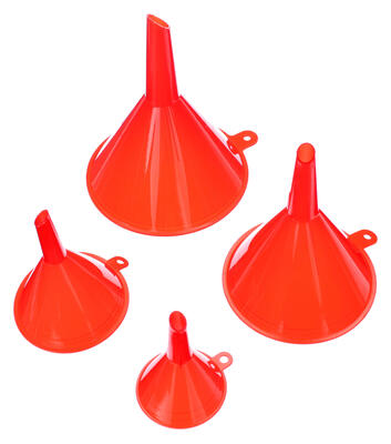 Sada trychtýřů na dolévání kapalin MECHANIC FUNNEL SET 3, 9 ks