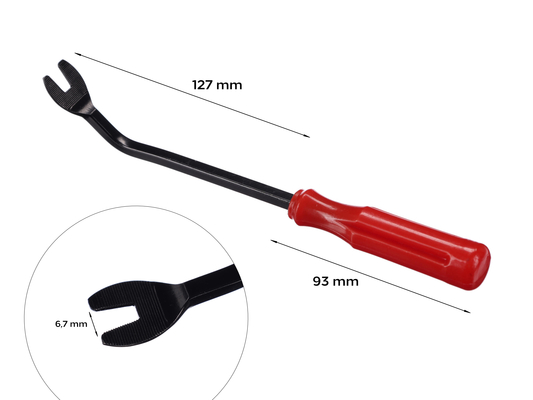 Zahnutá krátká vidlička pro demontáž čalounění a interiéru MECHANIC TRIM ONE 13