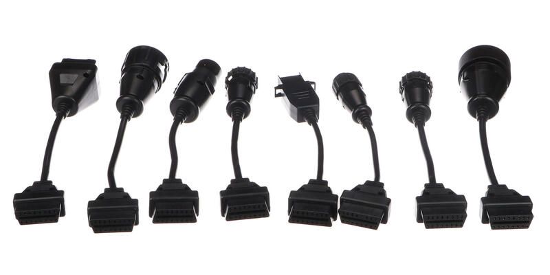 Kompletní sada OBD-II redukcí pro nákladní auta MECHANIC CABLE SET 2, 8ks