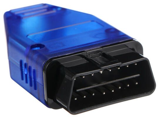 Zástrčka OBD-II s 16 piny pro montáž vlastního kabelu MECHANIC CABLE 31, modrá
