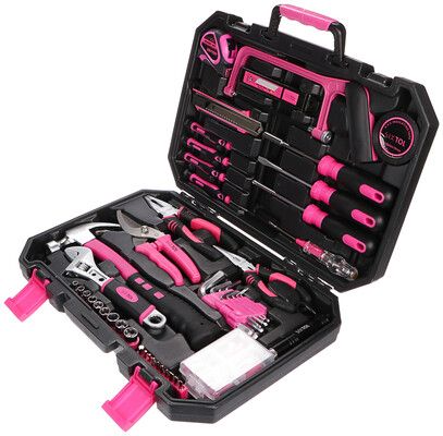 Sada nářadí HOME PINK 128
