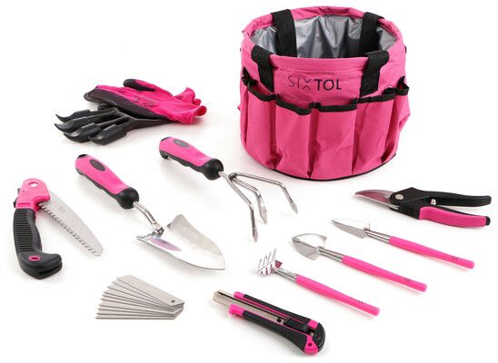 Sada zahradního nářadí GARDEN PINK 10 - Bez krabice