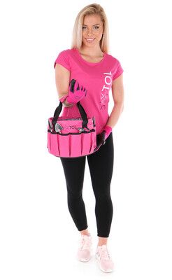 Sada zahradního nářadí GARDEN PINK 10 - Bez krabice
